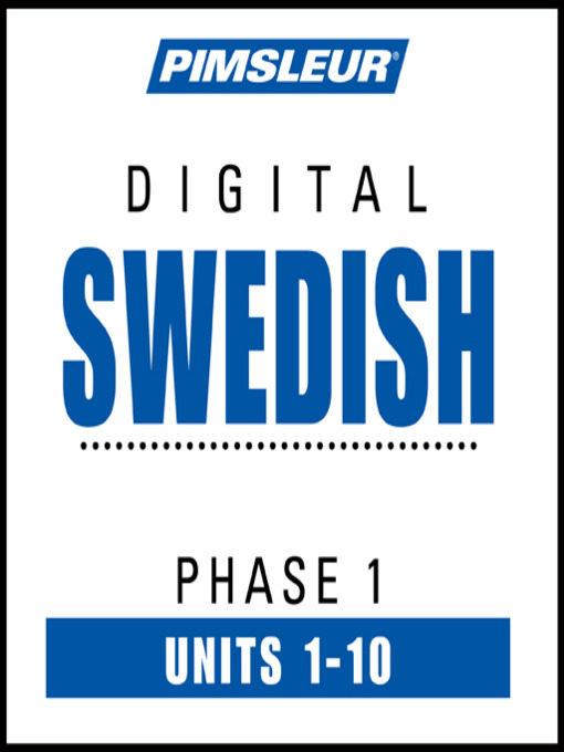 Cover image for Swedish Phase 1, Units 1-10